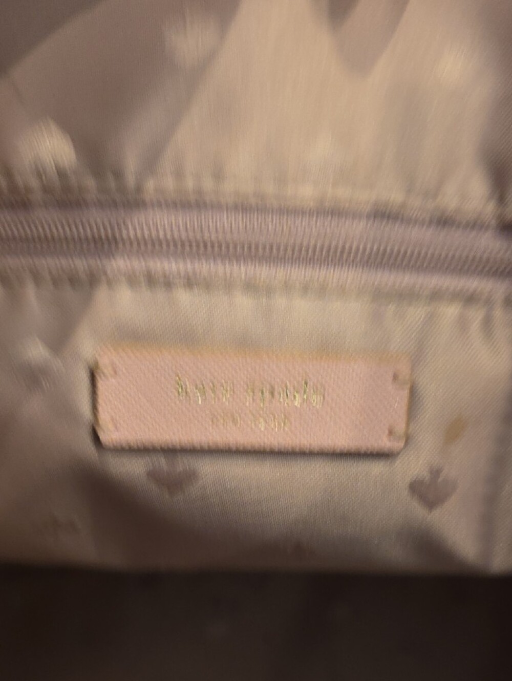 Kate Spade Pink Glitter Tote with Matching Wallet - Picture 4 of 5